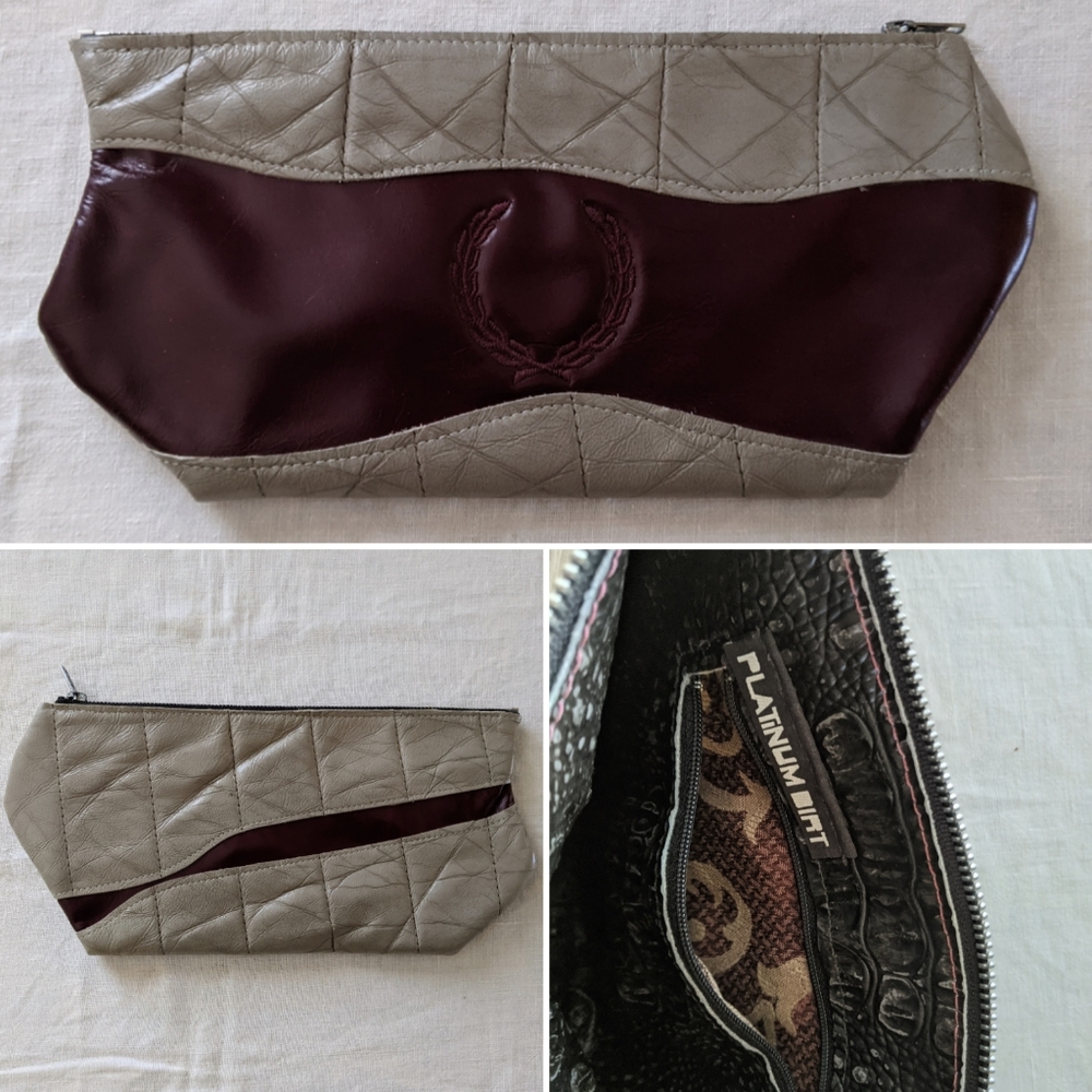 🚗👜 Cadillac upholstery upcycled clutch purse